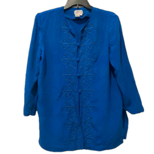 Beautiful Adrianna Papell 100 % Silk Tunic size 12